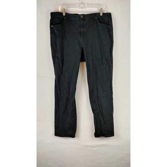 Gloria Vanderbilt Denim - GLORIA VANDERBILT BLACK DENIM AMANDA JEANS SIZE 16W